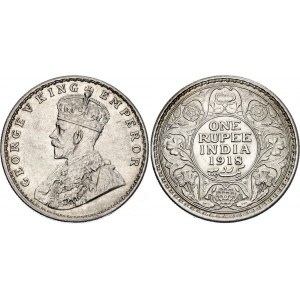 British India 1 Rupee 1918