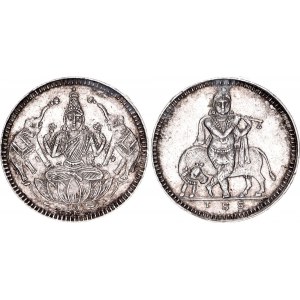 India Silver Temple Token Laxmi Godess 20 th Century (ND)