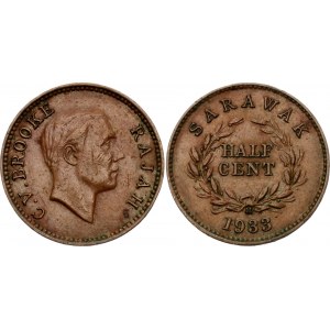Sarawak 1/2 Cent 1933 H
