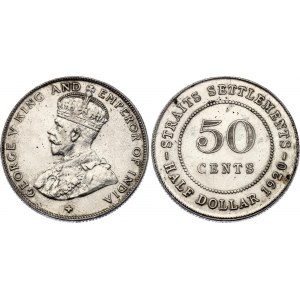 Straits Settlements 50 Cents 1920
