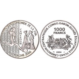 Central African States 1000 Francs 2004