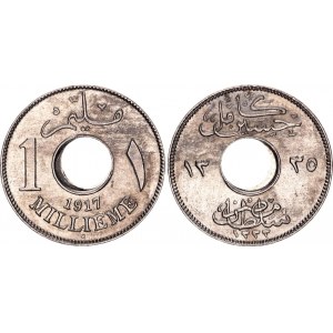 Egypt 1 Millieme 1917 H AH 1335
