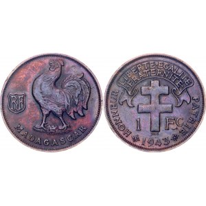 Madagascar 1 Franc 1943