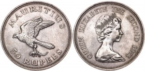 Mauritius 50 Rupees 1975