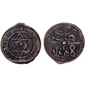 Morocco 4 Falus 1871 AH 1288