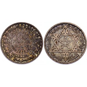 Morocco 100 Francs 1953 AH 1372