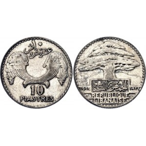 Lebanon 10 Piastres 1929