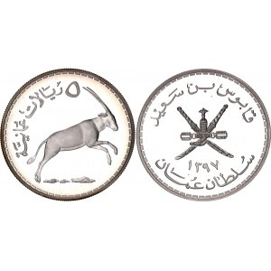 Oman 5 Rials 1977 AH 1397