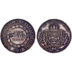 Brazil 200 Reales 1862