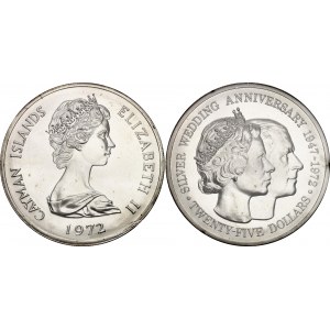 Cayman Islands 25 Dollars 1972