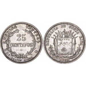 Costa Rica 25 Centavos 1893