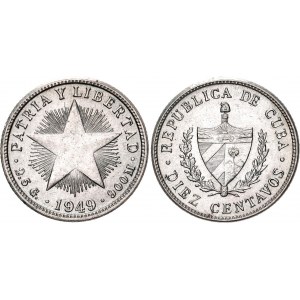 Cuba 10 Centavos 1949
