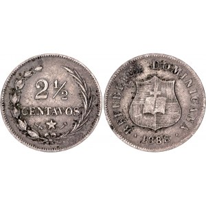 Dominican Republic 2-1/2 Centavos 1888 A