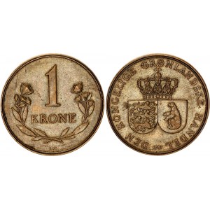 Greenland 1 Krone 1957 CS