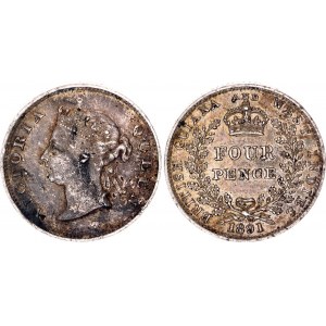 Guyana 4 Pence 1891