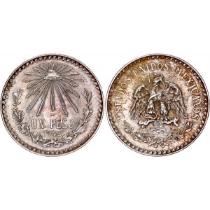 Mexico 1 Peso 1943 Mo