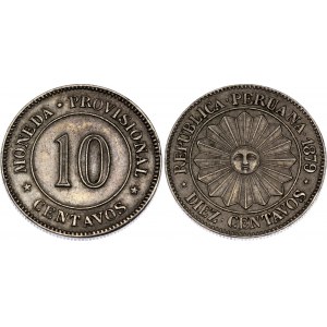 Peru 10 Centavos 1879