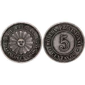 Peru 5 Centavos 1879