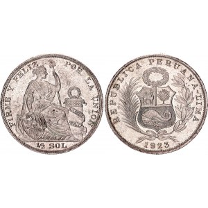 Peru 1/2 Sol 1923