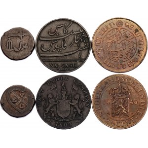 Asia Lot of 3 Coins 1803 - 1945