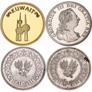 World Lot of 4 Tokens 1900 th