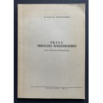 BARTOSZEWSKI Władysław - Prasa powstania warszawskiego. Zarys historyczno-bibliograficzny. Warszawa [1972]