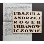 Urszula, Andrzej, Roger Urbanowiczowie. Kłodzko [1976]