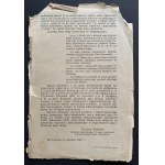 [MICKIEWICZ] Do Pana Stanisława Michalskiego, Kierownika IV Departamentu w Ministerstwie WR i OP. Lwów [1927]