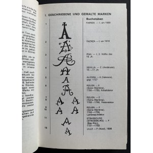 [Katalog] KYBALOVA Jana - Keramikmarken aus aller Welt. [Sygnatury ceramiczne z całego świata] Praha [1981]