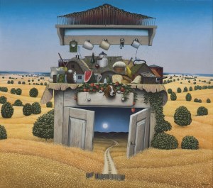 Jacek Yerka, POLNY KREDENS, 1997