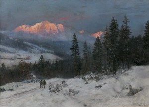 ANDERS ANDERSEN-LUNDBY, PEJZAŻ ZIMOWY