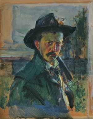 Vlastimil Hofman, AUTOPORTRET, ok. 1905