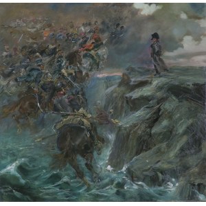 Jerzy Kossak, NAPOLEON'S VISION ON THE ISLAND OF ST. HELENA, 1922