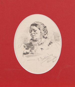 Szymon BUCHBINDER (1853-1908), Głowa kobiety, 1881