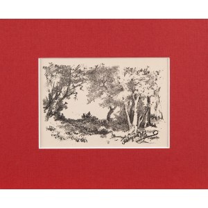 Stanislaw FABIJAŃSKI (1865-1947), Forest Landscape, 1881
