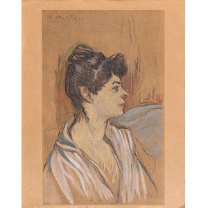 Henri de TOULOUSE-LAUTREC (1864-1901), Portrét Marcelle Lenderové