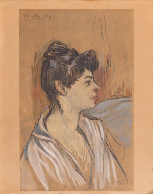 Henri de TOULOUSE-LAUTREC (1864-1901), Portret Marcelle Lender