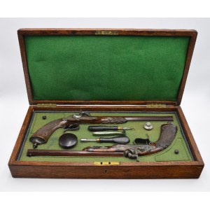 RUSSELL COMPANY: MAISON PIERRE GASTINNE-RENETTE A PARIS , Pair of dueling pistols