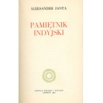 Janta Aleksander- Pamiętnik Indyjski [egezmplarz numerowany, Londyn 1970]