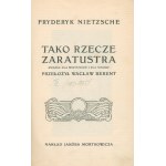 Nietzsche Fryderyk- Tako rzecze Zaratustra [akwaforta Franciszka Siedleckiego]