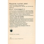 Vonnegut jr.Kurt- Rzeźnia numer pięć [pierwsze wydanie][obwl.proj.Jerzego Jaworowskiego]