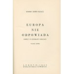 Bulicz- Orwid Roman- Europa nie odpowiada [Londyn 1950]