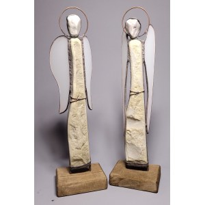 Jacek Drzymała, Stone Angels - a pair (height, 54 cm)
