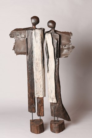 Karol Dusza, Para aniołów (wys. 155 cm)