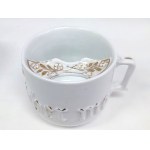 Decorative mug with mustache protector