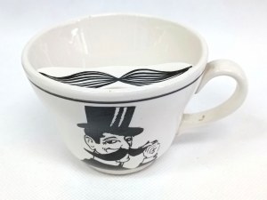 Decorative cup with mustache protector SMF, Germany