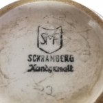 Dekorative Tasse mit Schnurrbartschutz SMF, Deutschland