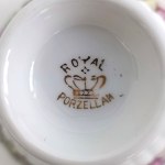 Porcelanowa filiżanka ze spodkiem marki Royal Porzellan, Bawaria, Niemcy