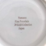 Ozdobna porcelanowa filiżanka ze spodkiem, Yamasen, Japonia