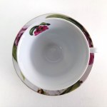 Decorative porcelain cup with saucer, Yamasen, Japan